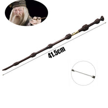 Load image into Gallery viewer, 27 Kinds of Potters Magic Wands Cosplay Harried Dumbledore Voldmort Snape Metal/Iron Core Magic Wand without Box Halloween Gift