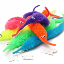 Load image into Gallery viewer, 3/5/10pcs Magic Twisty Fuzzy Worm Wiggle Moving Sea Horse Kids Close-up Street Comedy Magic Tricks Toys No Packdge Random TXTB1