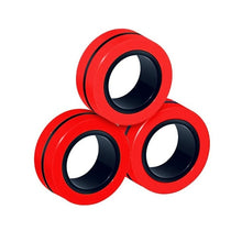 Load image into Gallery viewer, Anti-Stress Magnetic Rings Magnetic Bracelet Ring Unzip Toy Magic Ring Props Tools Decompression toys Magnetic Bracelet Ring HOT