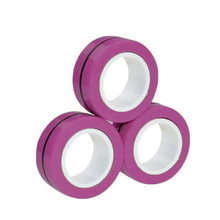Load image into Gallery viewer, Anti-Stress Magnetic Rings Magnetic Bracelet Ring Unzip Toy Magic Ring Props Tools Decompression toys Magnetic Bracelet Ring HOT