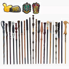 Load image into Gallery viewer, 27 Kinds of Metal Core Potters Magic Wands Cosplay Voldemort Hermione Magical Wand Harried Cloth label as Bonus without Box