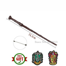 Load image into Gallery viewer, 27 Kinds of Metal Core Potters Magic Wands Cosplay Voldemort Hermione Magical Wand Harried Cloth label as Bonus without Box