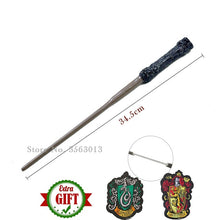 Load image into Gallery viewer, 27 Kinds of Metal Core Potters Magic Wands Cosplay Voldemort Hermione Magical Wand Harried Cloth label as Bonus without Box