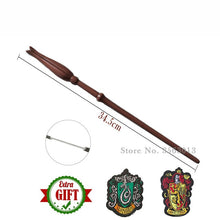 Load image into Gallery viewer, 27 Kinds of Metal Core Potters Magic Wands Cosplay Voldemort Hermione Magical Wand Harried Cloth label as Bonus without Box