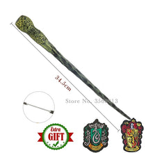 Load image into Gallery viewer, 27 Kinds of Metal Core Potters Magic Wands Cosplay Voldemort Hermione Magical Wand Harried Cloth label as Bonus without Box