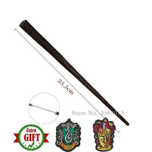 Load image into Gallery viewer, 27 Kinds of Metal Core Potters Magic Wands Cosplay Voldemort Hermione Magical Wand Harried Cloth label as Bonus without Box