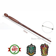 Load image into Gallery viewer, 27 Kinds of Metal Core Potters Magic Wands Cosplay Voldemort Hermione Magical Wand Harried Cloth label as Bonus without Box
