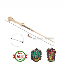 Load image into Gallery viewer, 27 Kinds of Metal Core Potters Magic Wands Cosplay Voldemort Hermione Magical Wand Harried Cloth label as Bonus without Box