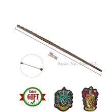 Load image into Gallery viewer, 27 Kinds of Metal Core Potters Magic Wands Cosplay Voldemort Hermione Magical Wand Harried Cloth label as Bonus without Box