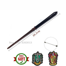 Load image into Gallery viewer, 27 Kinds of Metal Core Potters Magic Wands Cosplay Voldemort Hermione Magical Wand Harried Cloth label as Bonus without Box