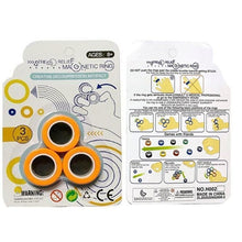 Load image into Gallery viewer, Anti-Stress Magnetic Rings Magnetic Bracelet Ring Unzip Toy Magic Ring Props Tools Decompression toys Magnetic Bracelet Ring HOT
