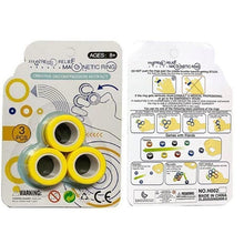 Load image into Gallery viewer, Anti-Stress Magnetic Rings Magnetic Bracelet Ring Unzip Toy Magic Ring Props Tools Decompression toys Magnetic Bracelet Ring HOT
