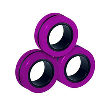 Load image into Gallery viewer, Anti-Stress Magnetic Rings Magnetic Bracelet Ring Unzip Toy Magic Ring Props Tools Decompression toys Magnetic Bracelet Ring HOT
