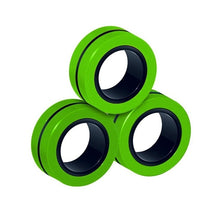 Load image into Gallery viewer, Anti-Stress Magnetic Rings Magnetic Bracelet Ring Unzip Toy Magic Ring Props Tools Decompression toys Magnetic Bracelet Ring HOT
