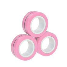Load image into Gallery viewer, Anti-Stress Magnetic Rings Magnetic Bracelet Ring Unzip Toy Magic Ring Props Tools Decompression toys Magnetic Bracelet Ring HOT
