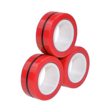 Load image into Gallery viewer, Anti-Stress Magnetic Rings Magnetic Bracelet Ring Unzip Toy Magic Ring Props Tools Decompression toys Magnetic Bracelet Ring HOT
